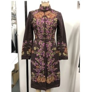 Embroidered Princess Coat